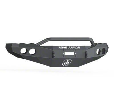 Road Armor Stealth Winch Front Bumper with Pre-Runner Guard; Satin Black (02-05 RAM 1500)