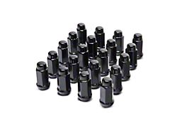 Black XL Acorn Lug Nut Kit; 14mm x 1.5; Set of 20 (12-18 RAM 1500)