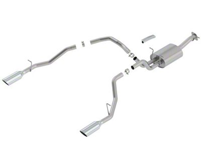 Borla Touring Dual Exhaust System with Chrome Tips; Rear Exit (19-23 5.7L RAM 1500)
