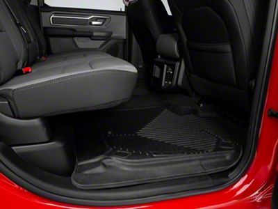 Husky Liners X-Act Contour Second Seat Floor Liner; Full Coverage; Black (19-23 RAM 1500 Crew Cab)
