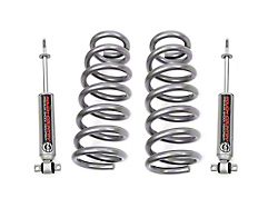 Rough Country 2-Inch Front Leveling Coil Springs with Premium N3 Shocks (09-18 2WD V8 RAM 1500)