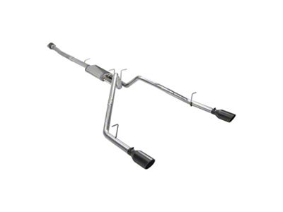 Flowmaster FlowFX Dual Exhaust System with Black Tips; Rear Exit (19-23 5.7L RAM 1500 w/ Factory Dual Exhaust)