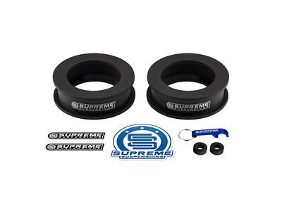 Supreme Suspensions 2-Inch Strut Spacer Leveling Kit (19-23 RAM 1500 w/o Air Ride, Excluding TRX)