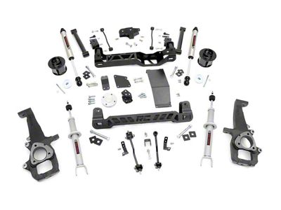 Rough Country 6-Inch Suspension Lift Kit with Lifted N3 Struts and V2 Monotube Shocks (12-18 4WD RAM 1500 w/o Air Ride)