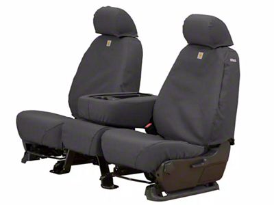 Covercraft SeatSaver Custom Front Seat Covers; Carhartt Gravel (19-23 RAM 1500 w/ Bench Seat)