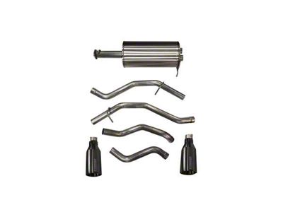 Corsa Performance Sport Dual Exhaust System with Gunmetal Tips; Rear Exit (19-23 5.7L RAM 1500)