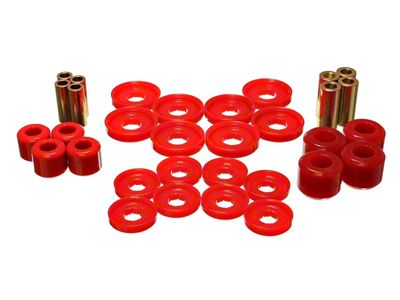 Front Control Arm Bushings; Red (06-08 4WD RAM 1500 Mega Cab)