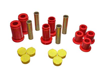 Front Control Arm Bushings; Red (02-05 2WD RAM 1500)