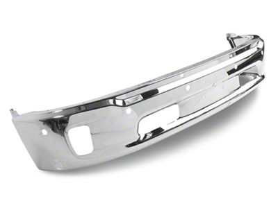 Replacement Front Bumper; Chrome (13-18 RAM 1500, Excluding Sport & Rebel)