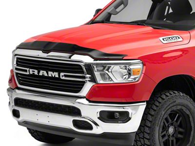 Weathertech Low Profile Hood Protector; Dark Smoke (19-23 RAM 1500 w/o Sport Performance Hood, Excluding TRX, Rebel)