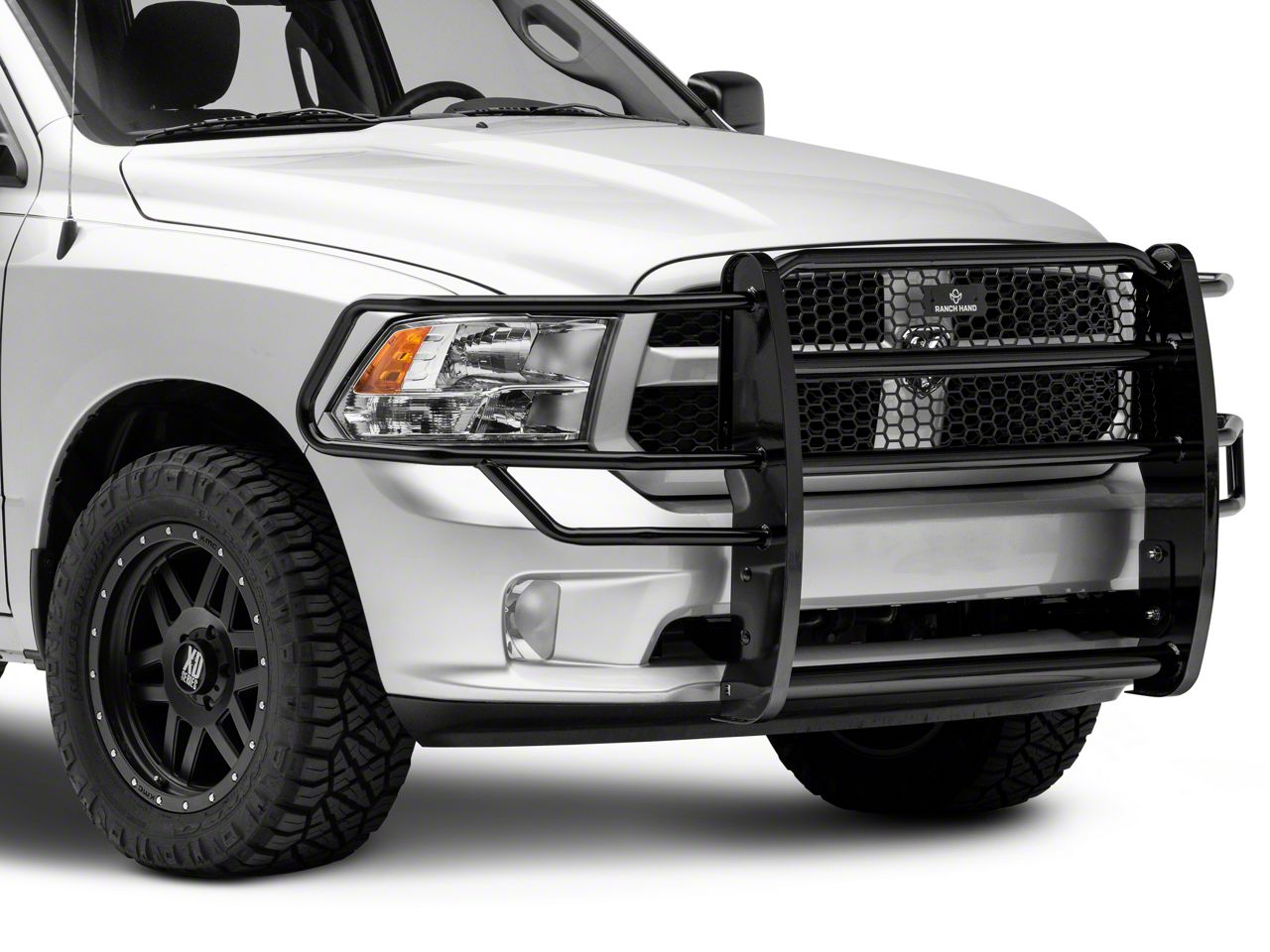 Ranch Hand RAM 1500 Legend Grille Guard; Black GGD09HBL1 (09-18 RAM ...