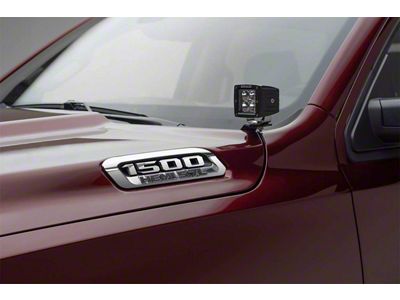 ZRoadz Two 3-Inch LED Pod Light Hood Hinge Mounting Brackets (19-23 RAM 1500)
