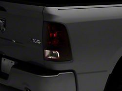 OEM Style Tail Lights; Chrome Housing; Red Smoked Lens (09-18 RAM 1500 w/ Factory Halogen Tail Lights)