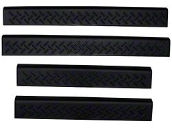 Stepshield Door Sill Protectors; Black (02-08 RAM 1500 Quad Cab)