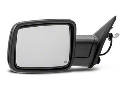 Powered Heated Side Mirror with LED Turn Signals and Puddle Light; Driver Side (09-12 RAM 1500)