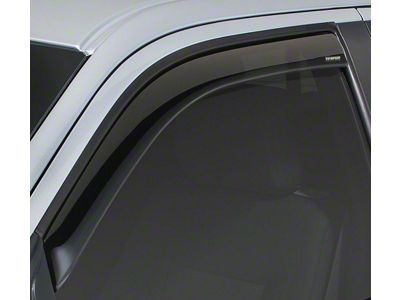 Snap-Inz In-Channel Sidewind Deflectors; Front Only; Smoke (10-23 RAM 2500 Regular Cab)