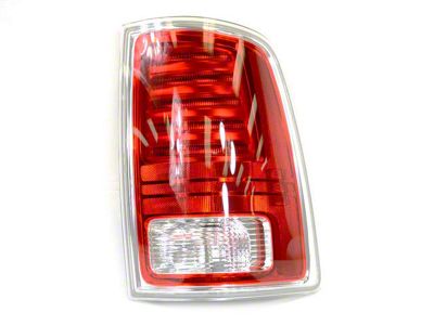 Mopar Premium LED Tail Light; Chrome Housing; Red Lens; Passenger Side (13-18 RAM 3500 w/ Factory LED Tail Lights)