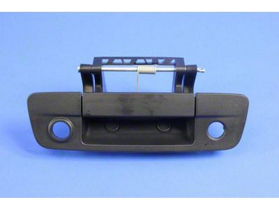 Mopar Tailgate Handle; With Rear View Camera; Rear; Textured Black (13-18 RAM 3500)