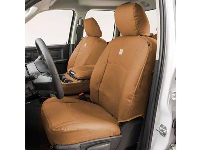 Covercraft SeatSaver Second Row Seat Cover; Carhartt Brown (02-08 RAM 1500 Quad Cab, Mega Cab)