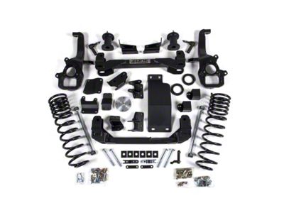 Zone Offroad 4-Inch Suspension Lift Kit with Nitro Shocks (19-23 4WD RAM 1500 w/ 22-Inch Factory Wheels & w/o Air Ride, Excluding TRX)