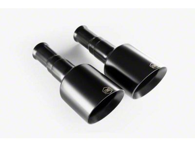Aero Exhaust Direct-Fit Exhaust Tips; Black (19-23 5.7L RAM 1500 w/ Factory Dual Exhaust)