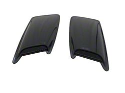 2-Piece Eclipse Hood Scoops; Smooth Black; Large (02-08 RAM 1500)