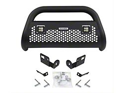 RC2 LR Bull Bar with Two 3-Inch Cube Lights; Textured Black (09-18 RAM 1500, Excluding Express, Sport & Rebel)