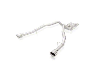 Stainless Works Redline Series Dual Exhaust System with Polished Tips; Rear Exit (19-23 5.7L RAM 1500 w/ Factory Dual Exhaust)