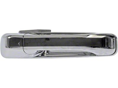 Exterior Door Handle; Front and Rear Right; All Chrome; Plastic; Without Keyhole (10-23 RAM 3500)