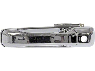 Exterior Door Handle; Front Left; All Chrome; Plastic (10-23 RAM 3500)
