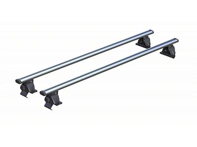 Traveler Cross Bar Roof Rack; Silver; 60-Inch (15-23 F-150)