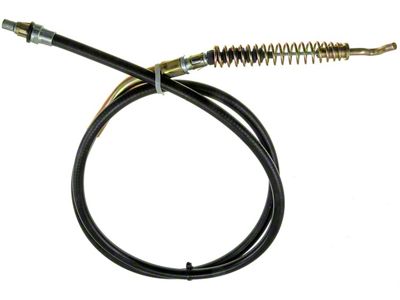 Rear Parking Brake Cable; 69.01-Inch; Driver Side (2008 RAM 2500 Quad Cab)