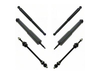Front and Rear Shocks with Front Sway Bar Links (02-05 4WD RAM 1500)