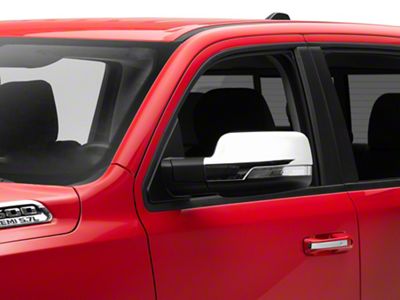 RedRock Side View Mirror Cover; Chrome (19-23 RAM 1500, Excluding Classic)
