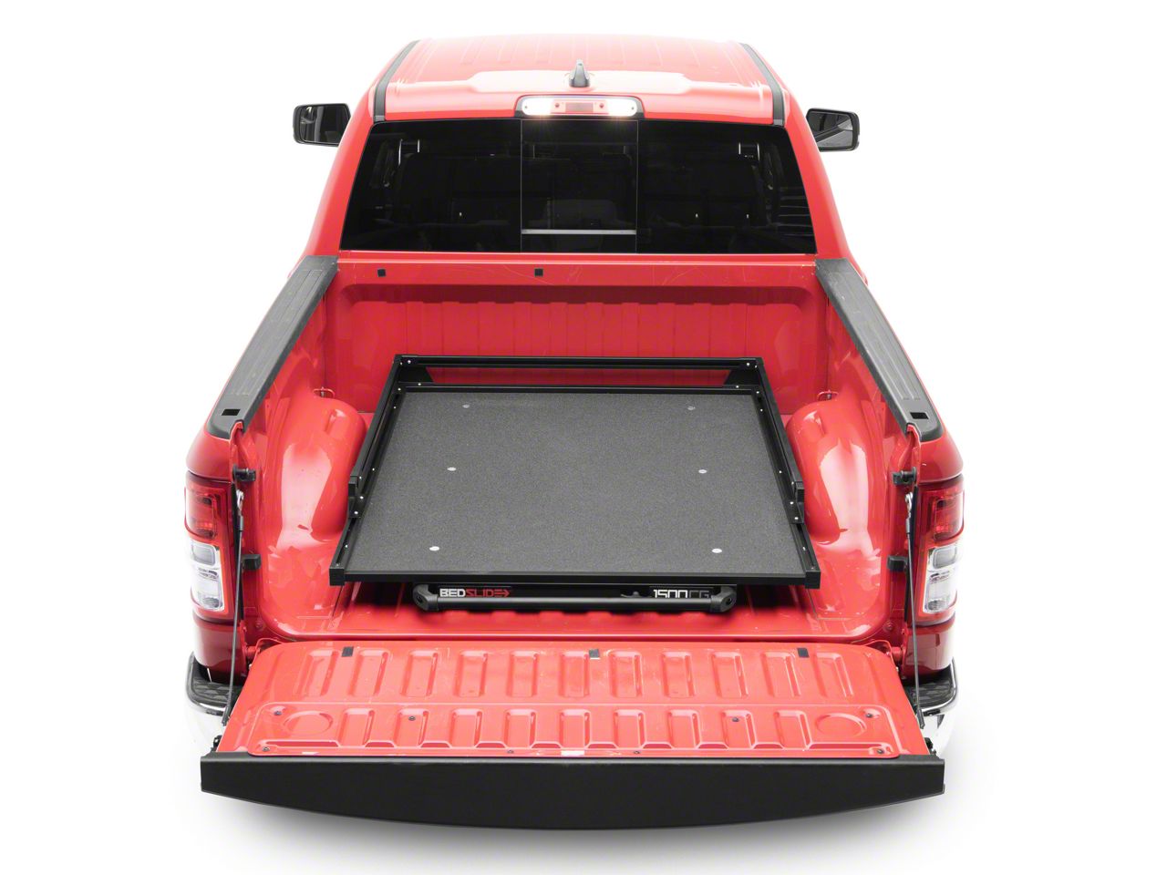 Bedslide RAM 1500 1500 Contractor Bed Cargo Slide; Black 156548CGB (0923 RAM 1500 w/ 5.7Foot