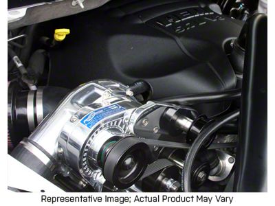 Procharger High Output Intercooled Supercharger Complete Kit with D-1SC; Polished Finish (11-18 5.7L RAM 1500)
