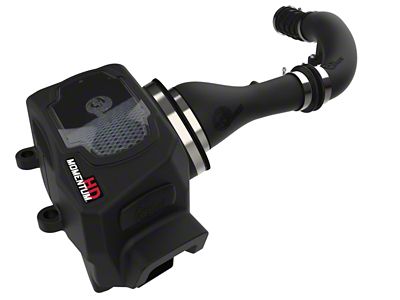 AFE Momentum HD Cold Air Intake with Pro 10R Oiled Filter; Black (20-23 3.0L EcoDiesel RAM 1500)