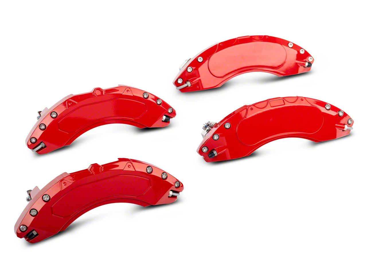 Proven Ground RAM 1500 Red Caliper Covers; Front and Rear R136170 (11 ...