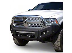 Chassis Unlimited Attitude Series Winch Front Bumper; Pre-Drilled for Front Parking Sensors; Black Textured (13-18 RAM 1500, Excluding Rebel)