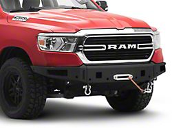 Chassis Unlimited Octane Series Winch Front Bumper; Pre-Drilled for Front Parking Sensors; Black Textured (19-23 RAM 1500, Excluding TRX)
