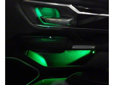 Paragoptics Factory Ambient Lighting Upgrade; True Green (21-23 RAM 1500 Laramie Crew Cab w/o Factory Dash Lighting)