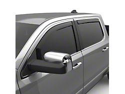 EGR In-Channel Window Visors; Front and Rear; Matte Black (19-23 RAM 1500 Crew Cab)