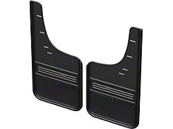 No-Drill Mud Flaps with Black Plate; Rear (19-23 RAM 1500, Excluding TRX)