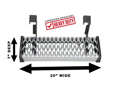 Carr MAXgrip Side Step; Galvanized (19-23 RAM 1500)