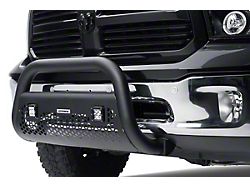RC2 LR Bull Bar with Two 3-Inch Cube Lights; Textured Black (19-23 RAM 1500, Excluding Rebel & TRX)