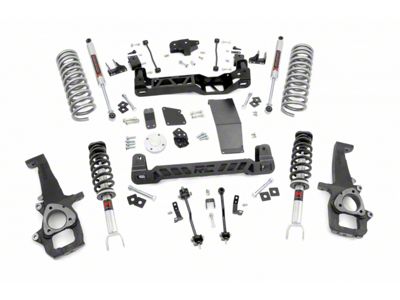 Rough Country 6-Inch Suspension Lift Kit with M1 Monotube Shocks and Rear Variable Rate Coil Springs (12-18 4WD RAM 1500)