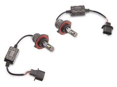 Raxiom Axial Series 4300K LED Headlight Bulbs; Low Beam; H13 (06-08 RAM 1500; 09-12 RAM 1500 w/ Factory Halogen Dual Headlights)