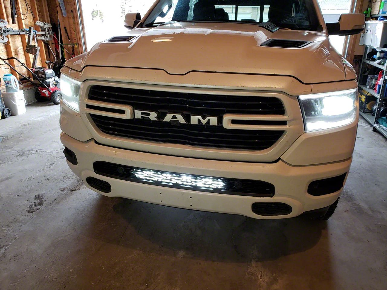 FCKLightBars RAM 1500 20-Inch Light Bar Front Bumper Mount FCK-DR192320 ...