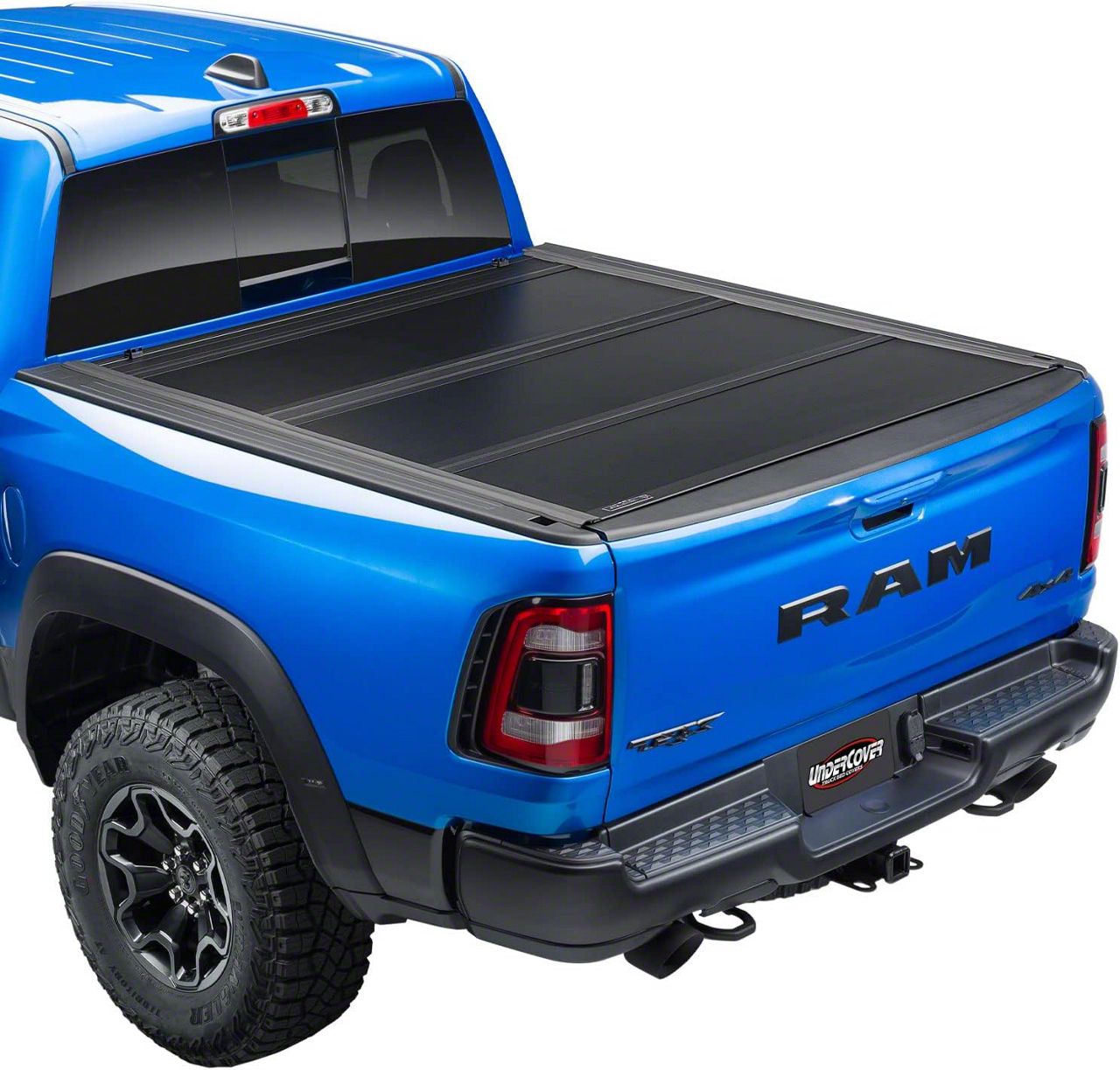 UnderCover RAM 1500 Ultra Flex Tri-Fold Tonneau Cover; Black Textured ...