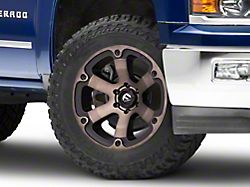 Fuel Wheels Beast Matte Black Machined with Dark Tint 6-Lug Wheel; 20x10; -18mm Offset (14-18 Silverado 1500)